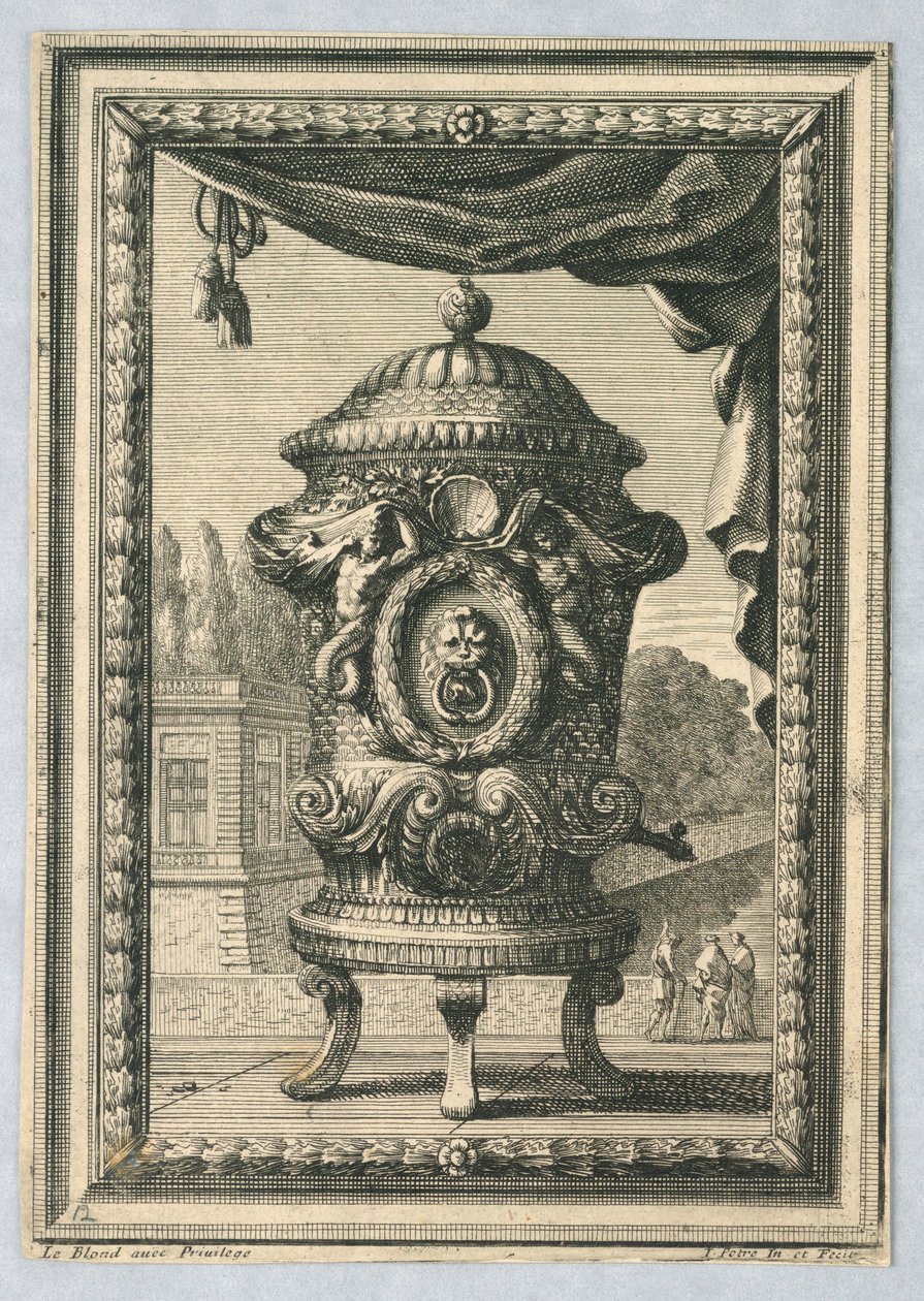 Diseño para una urna de Jean le Pautre