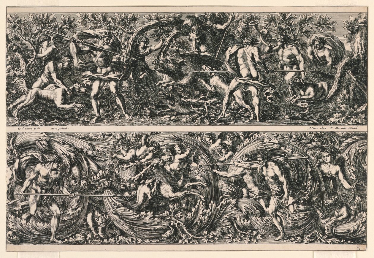 Diseños para frisos de Jean le Pautre