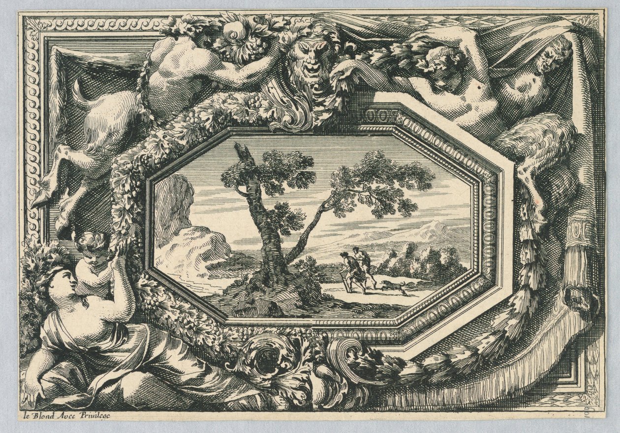 Panel de "Ornements de Paneaux" de Jean le Pautre