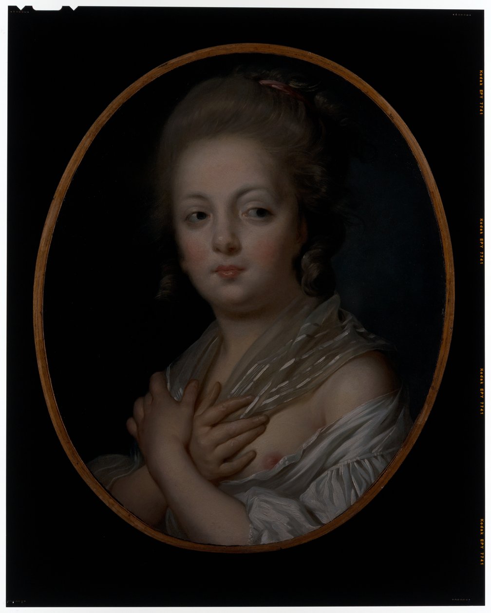 Una joven en su tocador de Jeanne Philiberte Ledoux