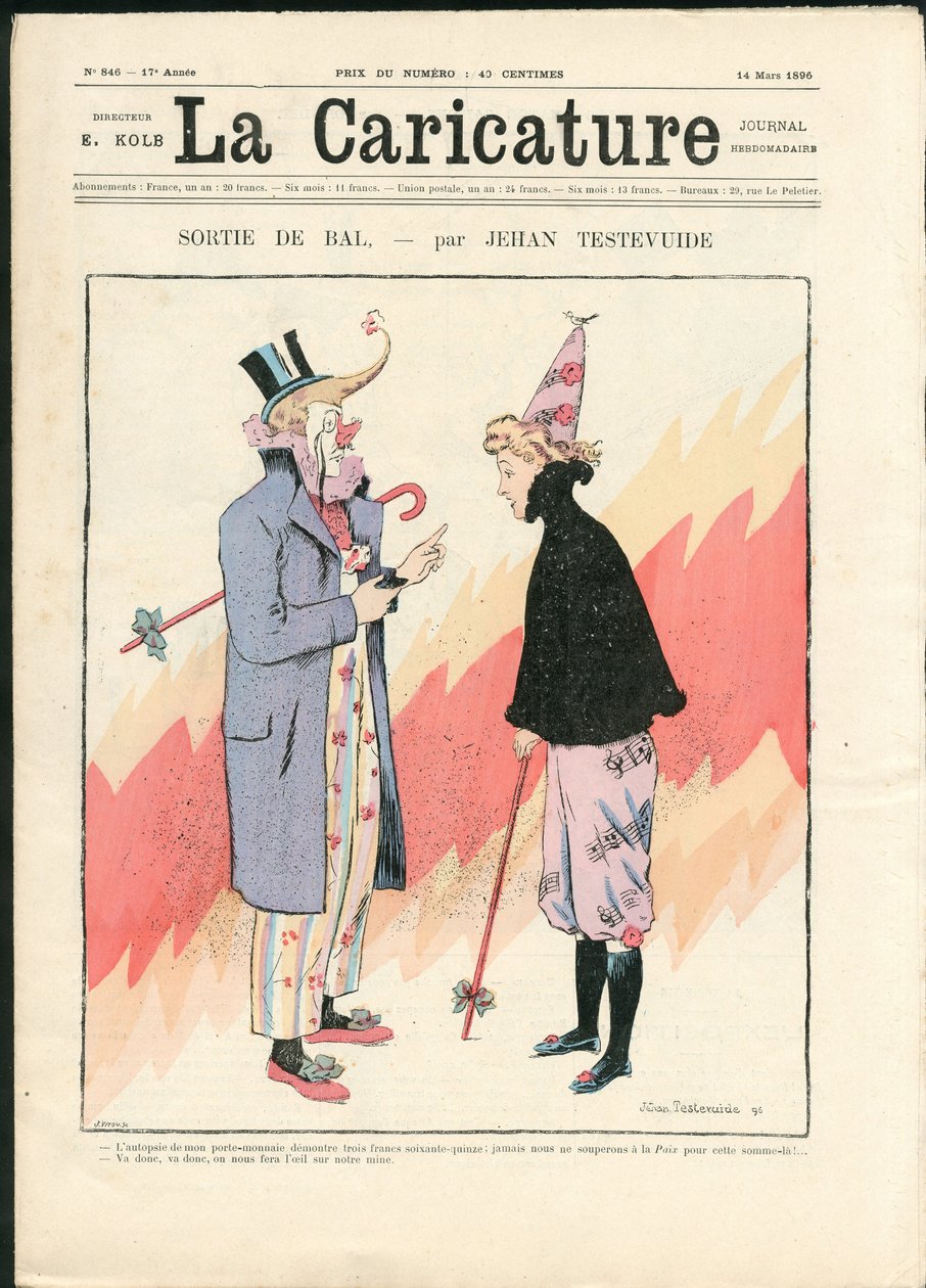 La Caricature (1880) de Jehan Testevuide