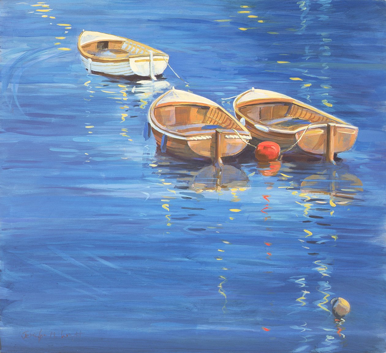 Botes Amarrados, 1998 de Jennifer Wright