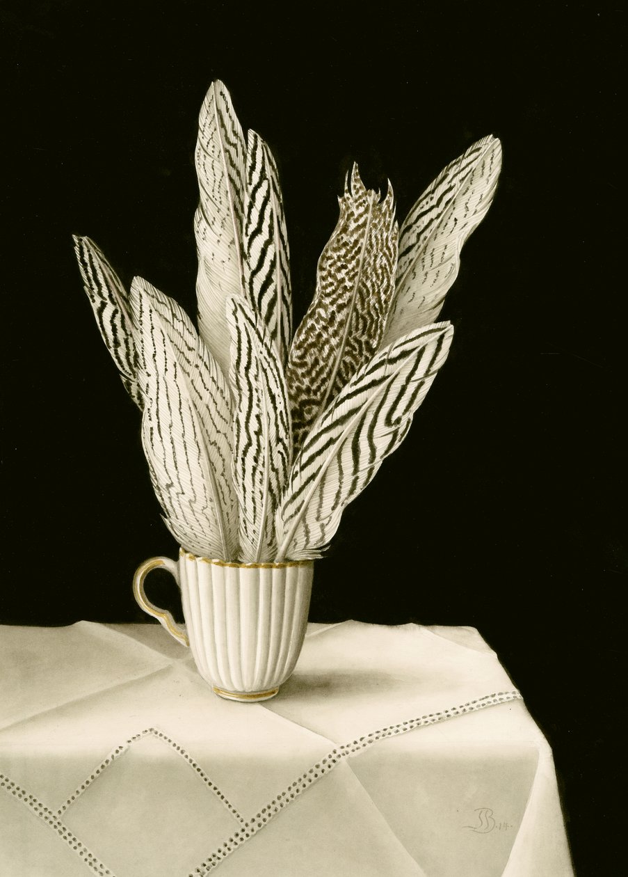 Taza de plumas de Jenny Barron