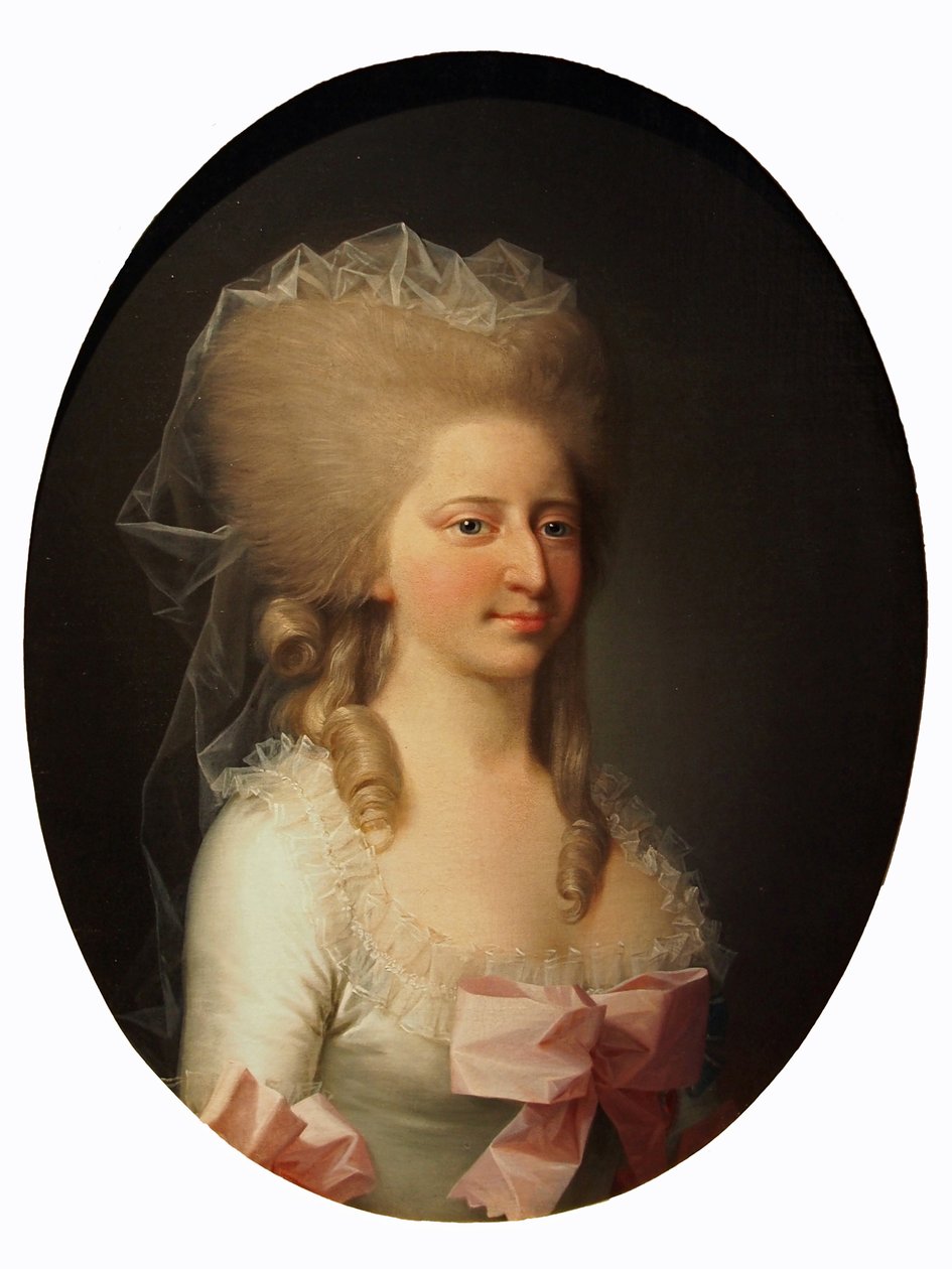 Retrato de Louise Augusta de Dinamarca de Jens Juel