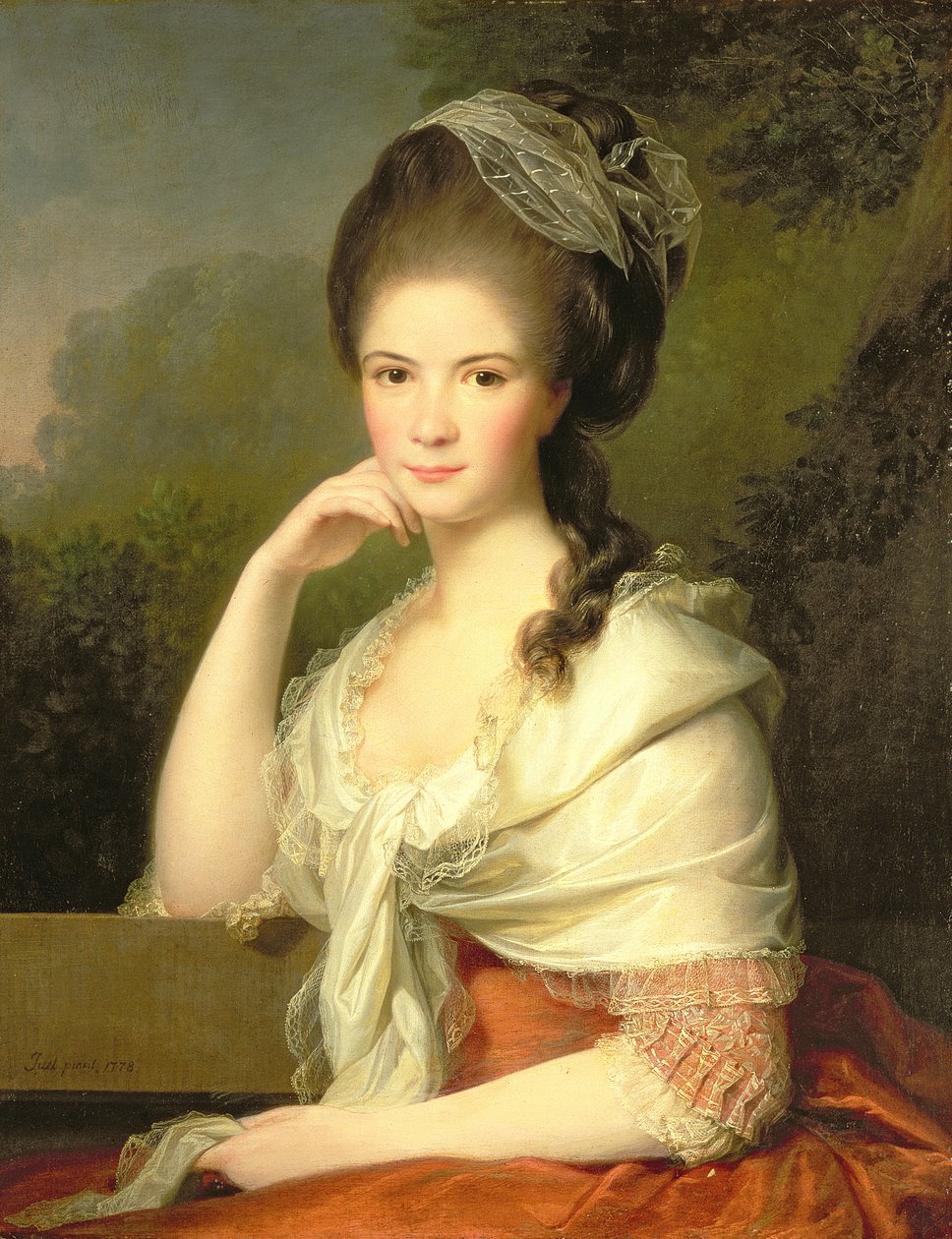 Retrato de una mujer de Jens Juel