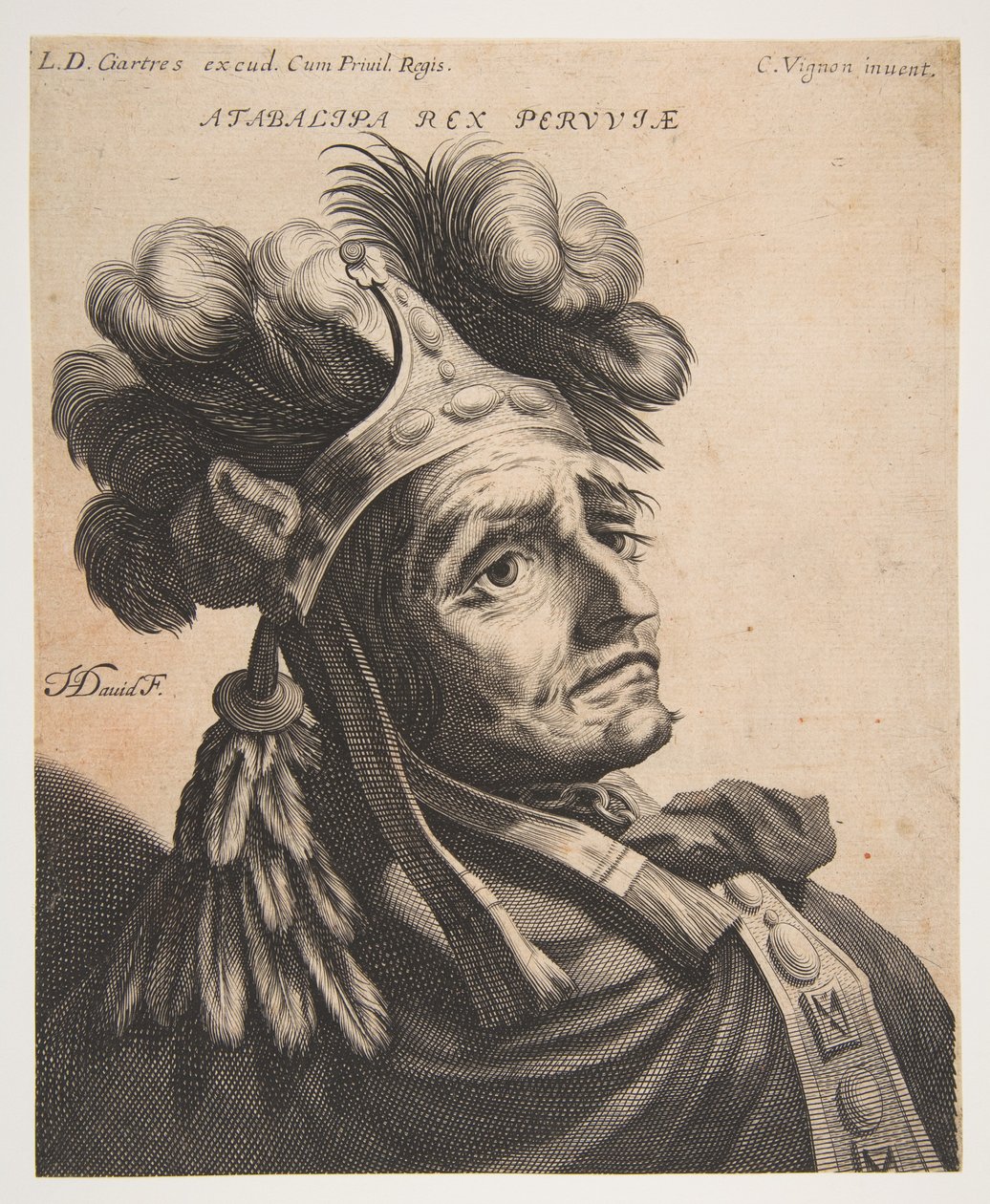 Atabalipa, Rey del Perú, ca. 1634-37 de Jerôme David
