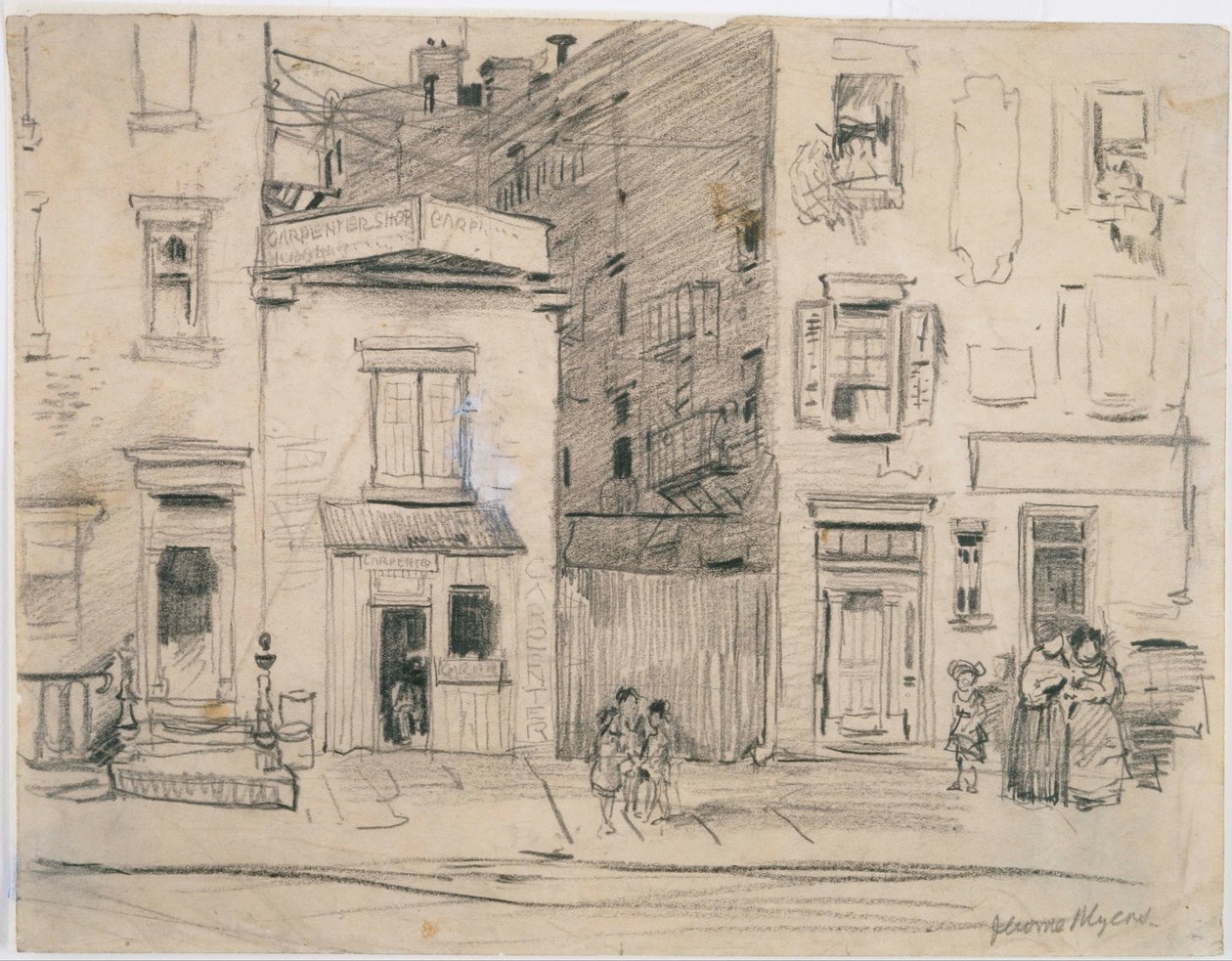 Calle 22 Este, Nueva York de Jerome Myers