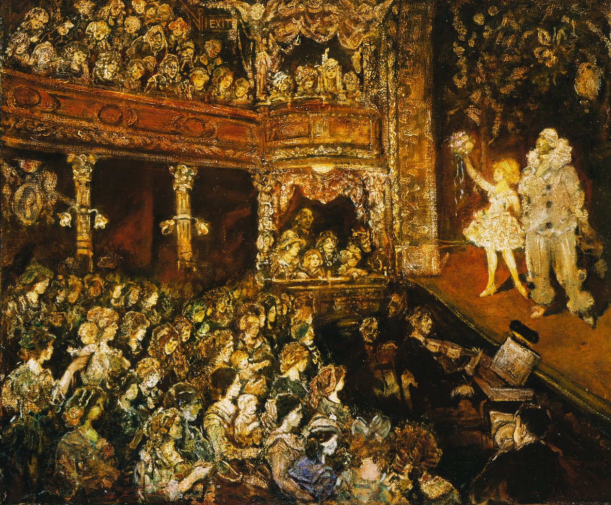 El teatro de los niños, c.1925 de Jerome Myers