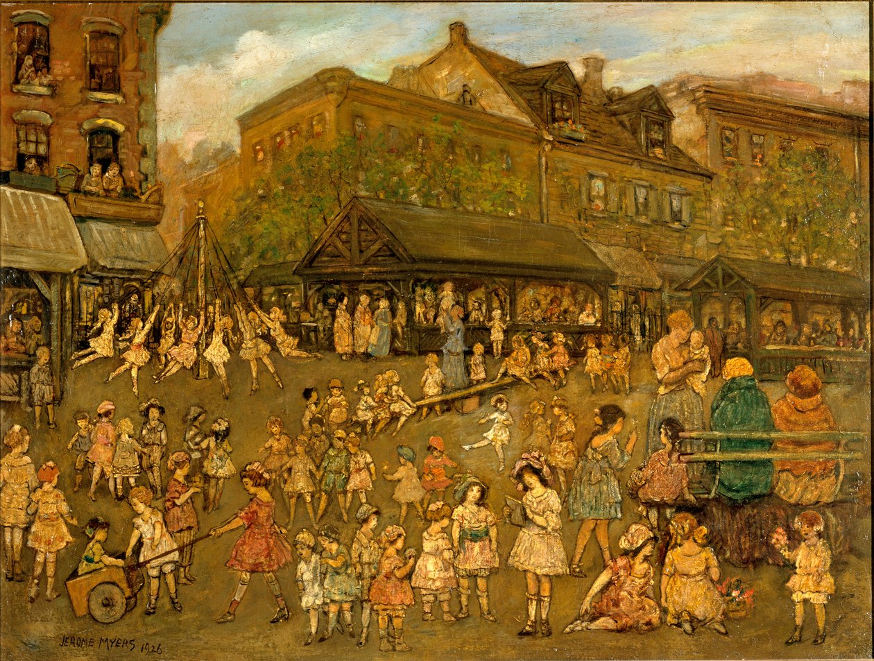 El campo de la alegría, 1920 de Jerome Myers