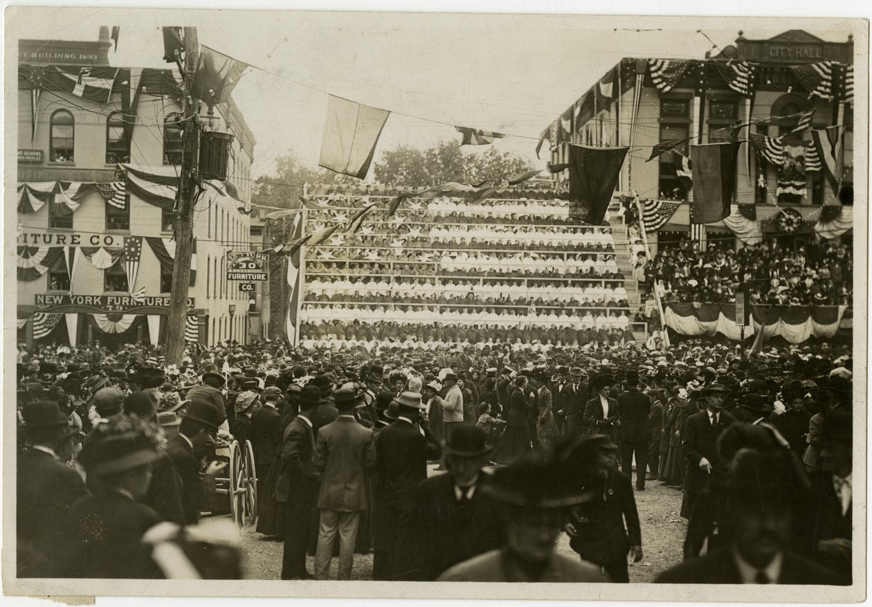 Newburgh: Bandera viviente de Jessie Tarbox Beals