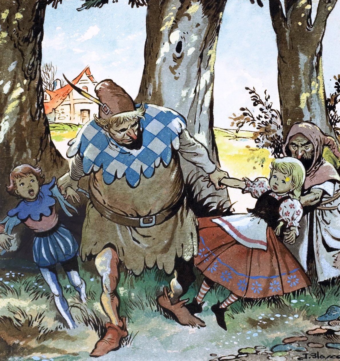 Bebés en el bosque de Jesus Blasco