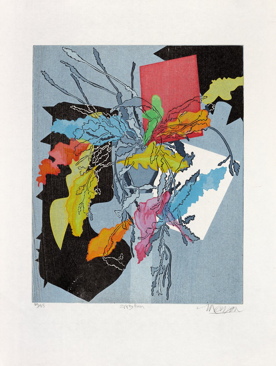 Epiphelyum, 2015 (xilografía) de Jim Monson