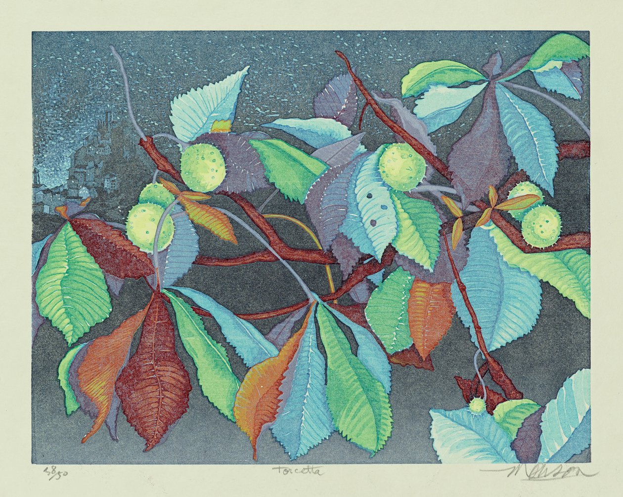 Torcetta, 2011 (xilografía) de Jim Monson