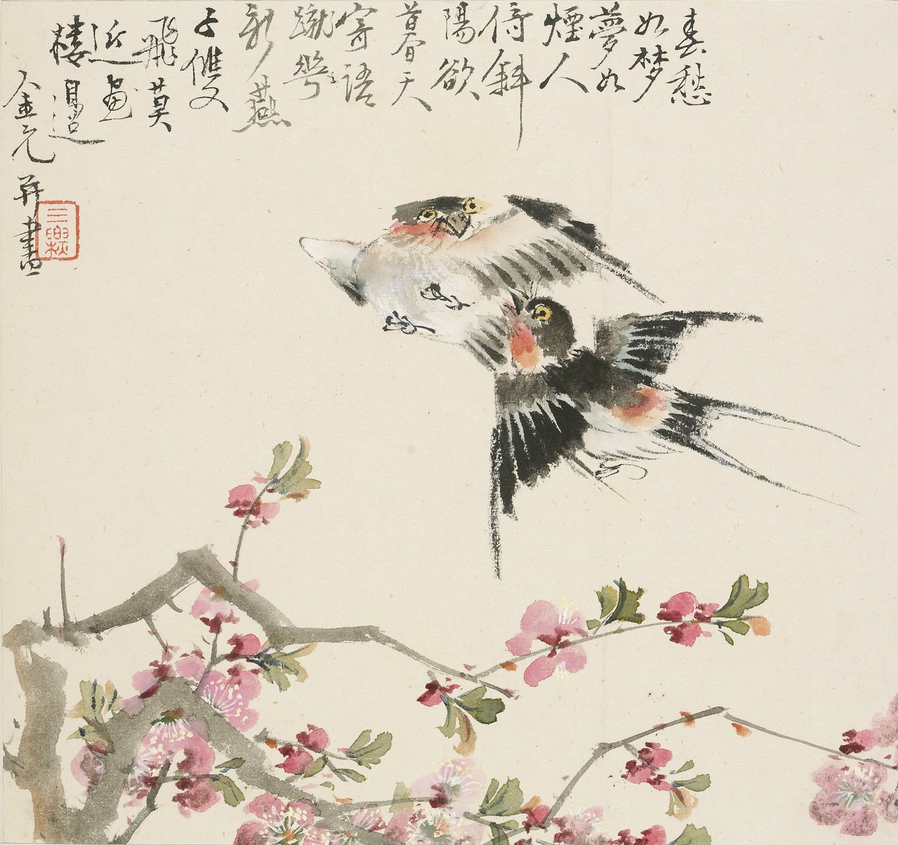 Un par de golondrinas, 1857 de Jin Yuan