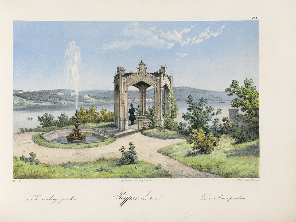 Pabellón para fumar de Oscarshal, 1852 de Joachim Frich