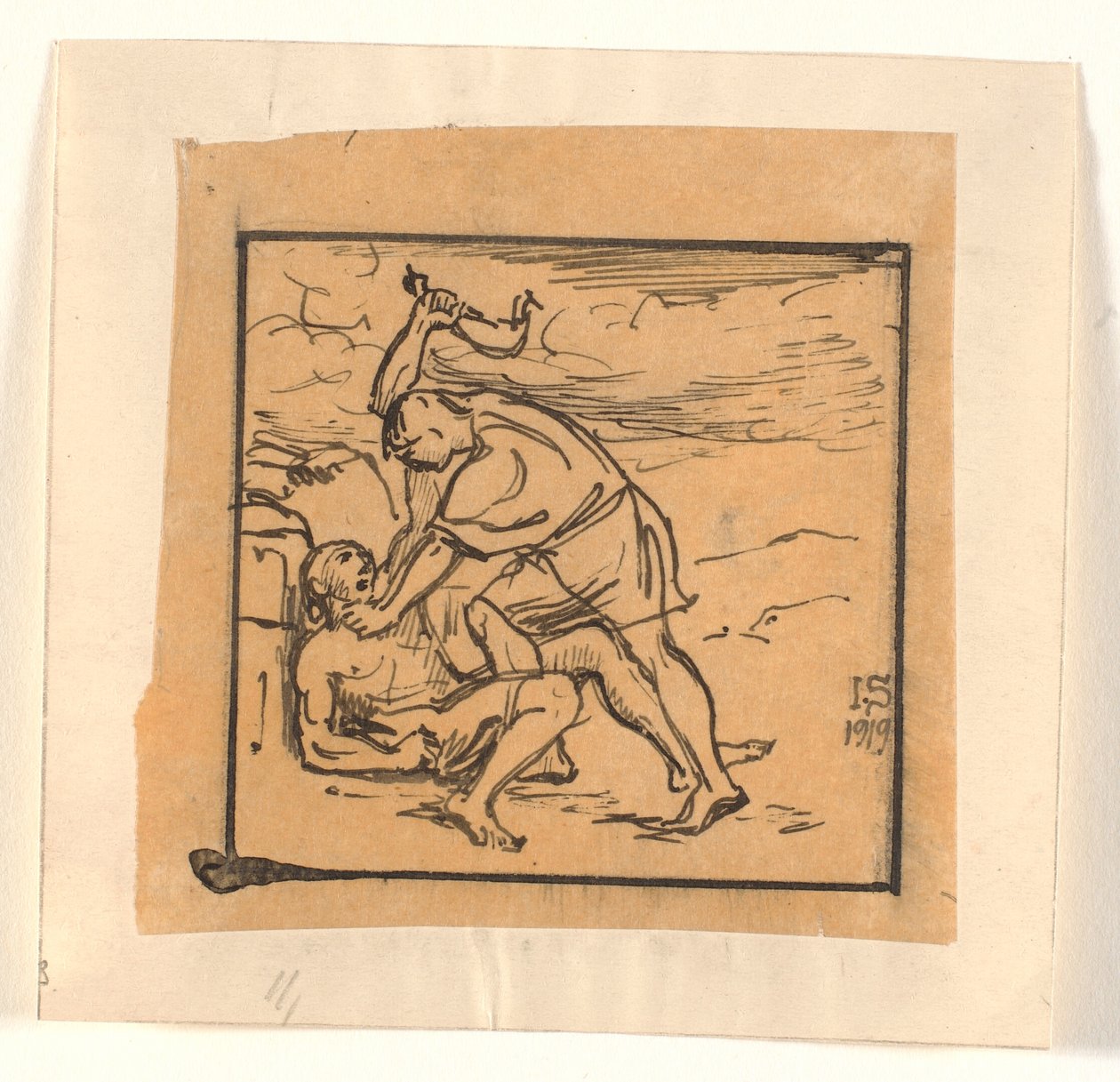 Caín mata a Abel de Joakim Frederik Skovgaard
