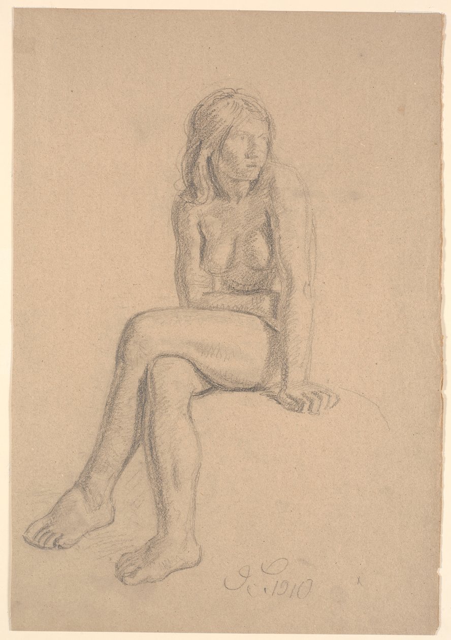 Eva sentada de Joakim Frederik Skovgaard