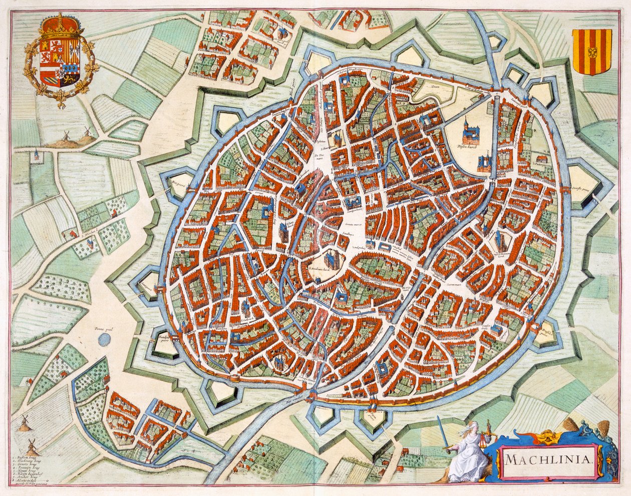 Mechelen, 1649 de Joan Blaeu