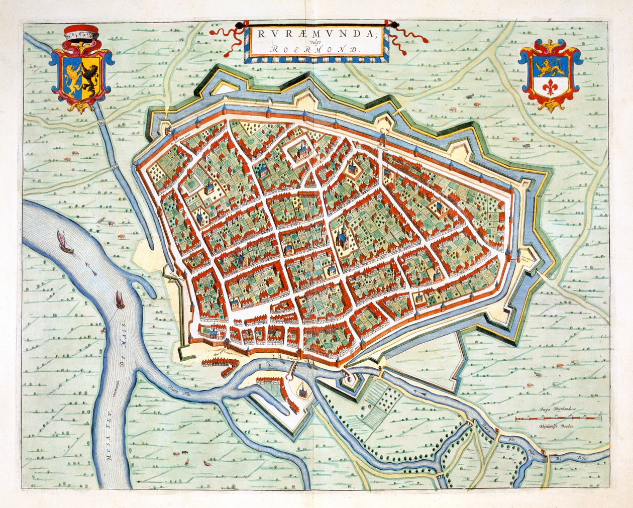 Roermond, 1649 de Joan Blaeu
