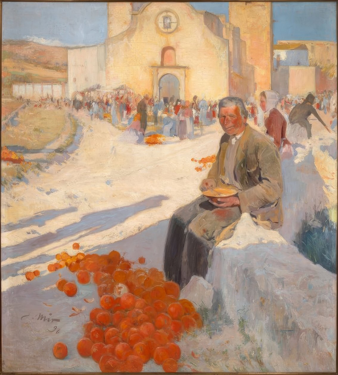 El vendedor de naranjas de Joaquim Mir i Trinxet
