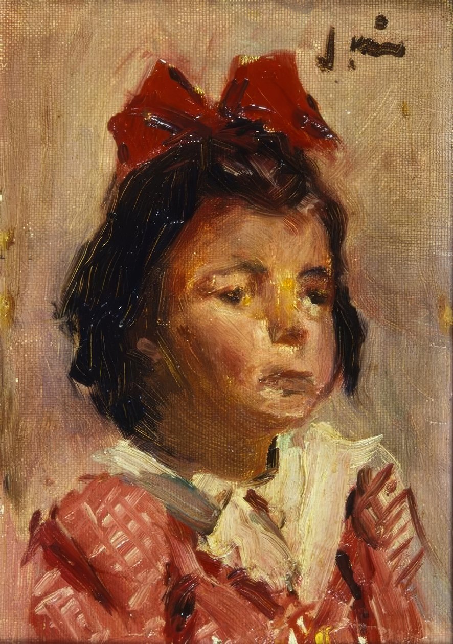 Retrato de una niña de Joaquim Mir i Trinxet