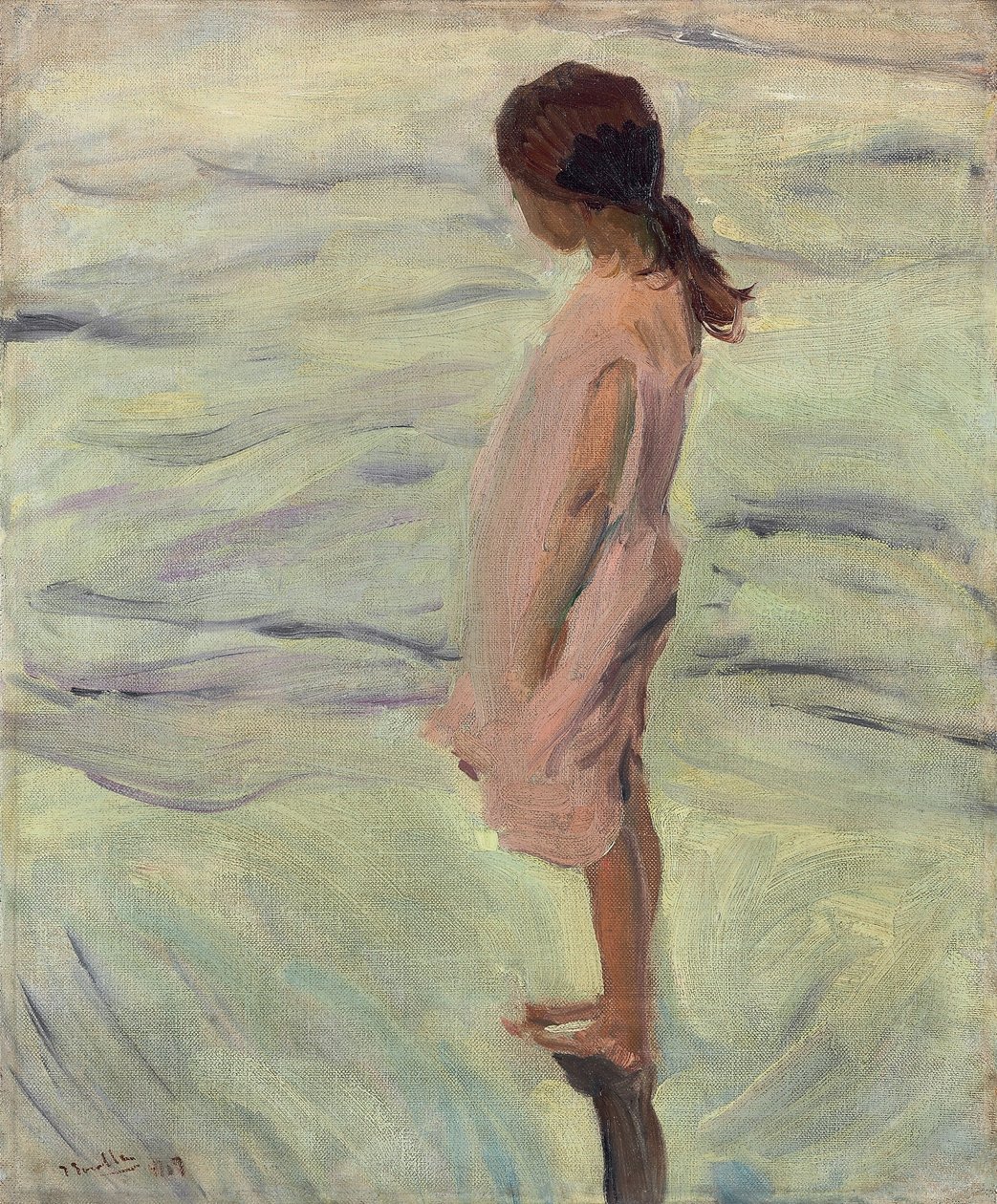 Después de puesto el sol de Joaquín Sorolla