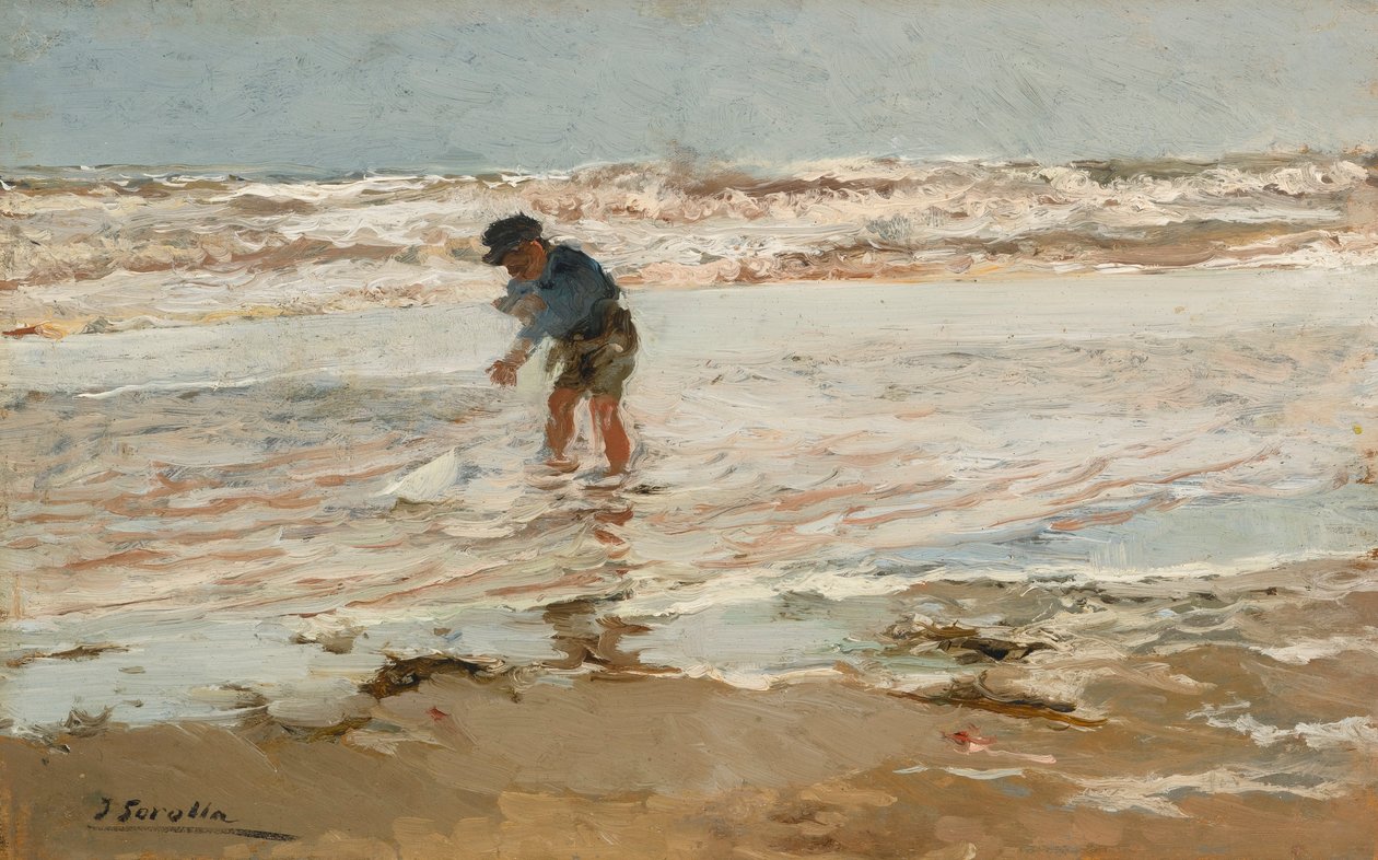 El niño de la barquita de Joaquín Sorolla