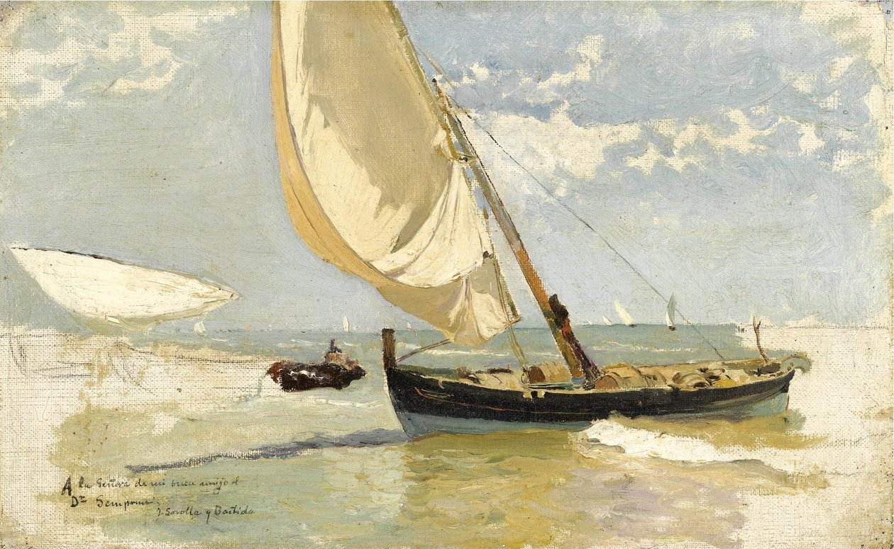 Estudio de playa de Joaquín Sorolla