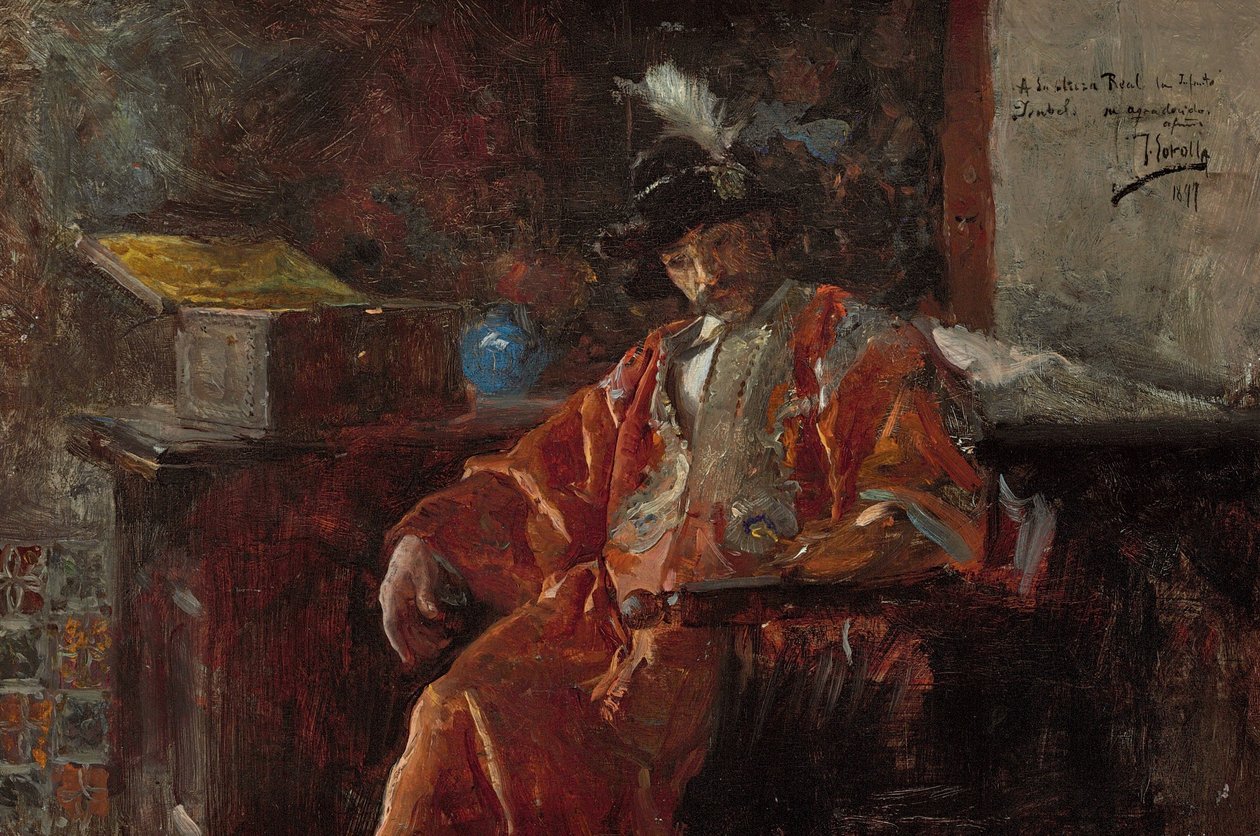 Figura de un mercader de Joaquín Sorolla