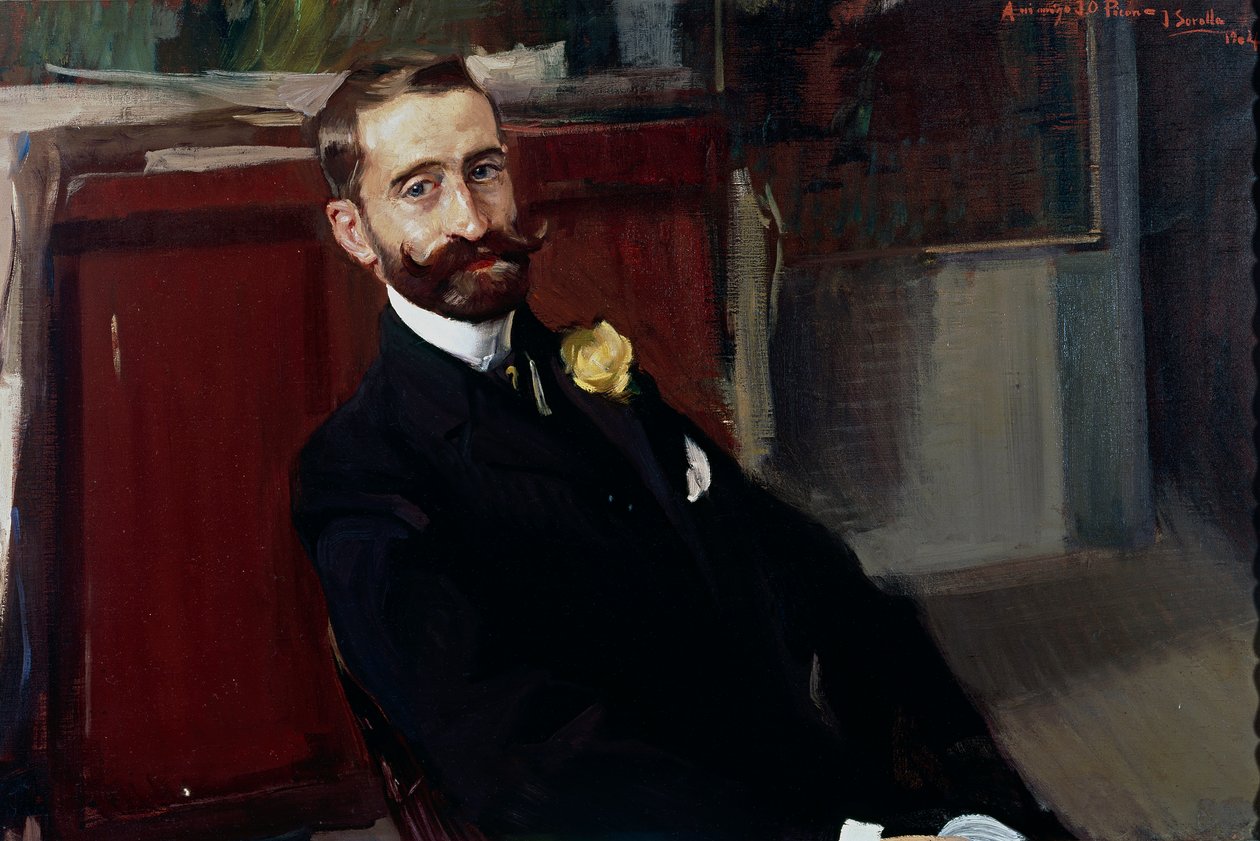 Retrato de Jacinto Felipe Picón y Pardiñas de Joaquín Sorolla