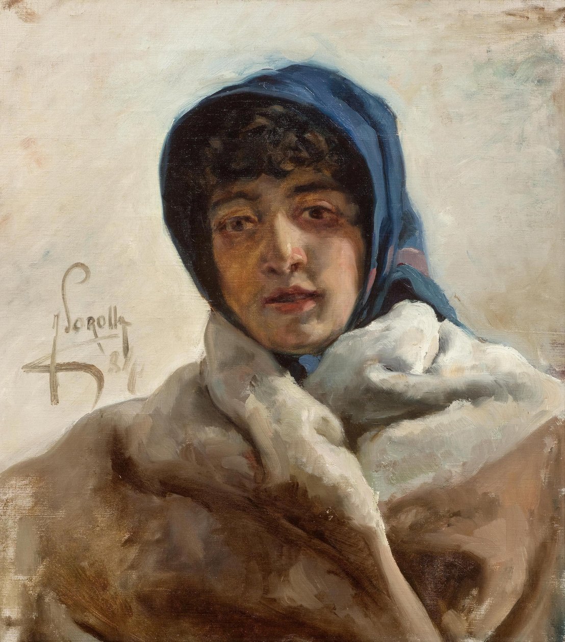 Retrato de una mujer de Joaquín Sorolla