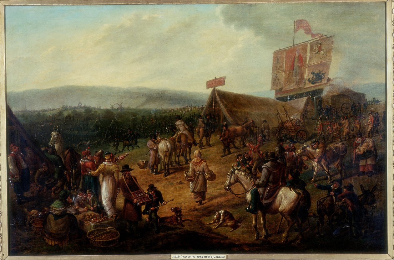 Feria en el Town Moor, Newcastle, c.1810 de Jock Wilson