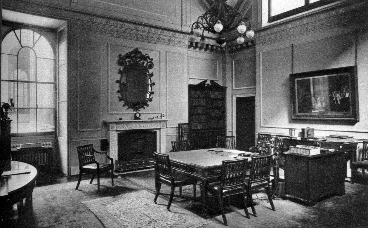 La Sala de los Gobernadores, Banco, Londres de Joel