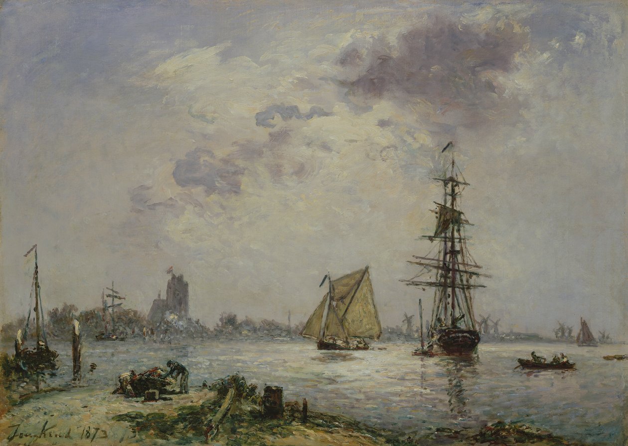 Dordrecht, 1873 de Johan Barthold Jongkind