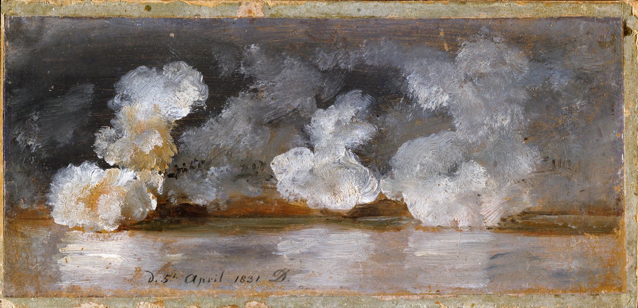Humo de Disparos de Cañón de Johan Christian Dahl