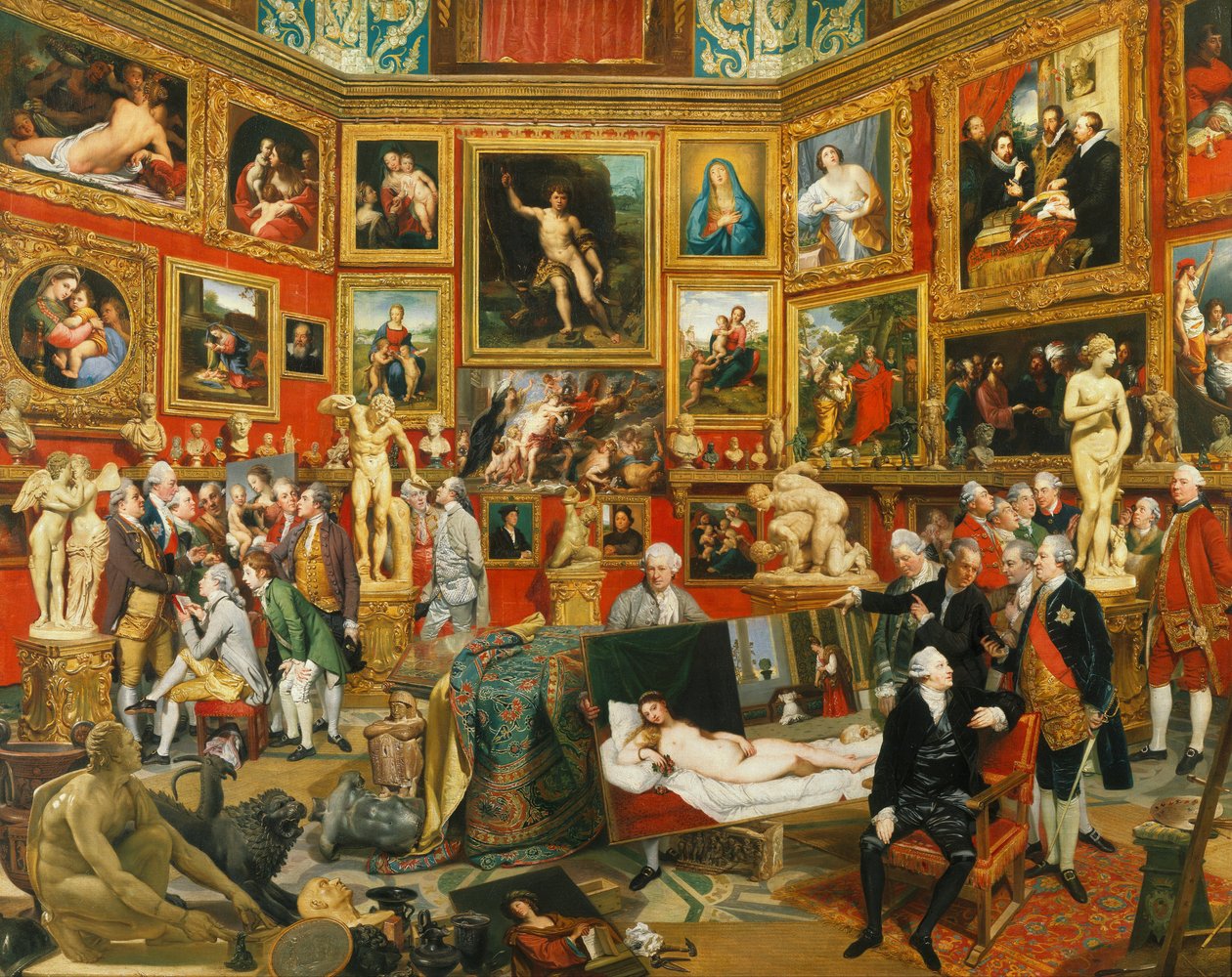 Tribuna de los Uffizi de Johan Joseph Zoffany