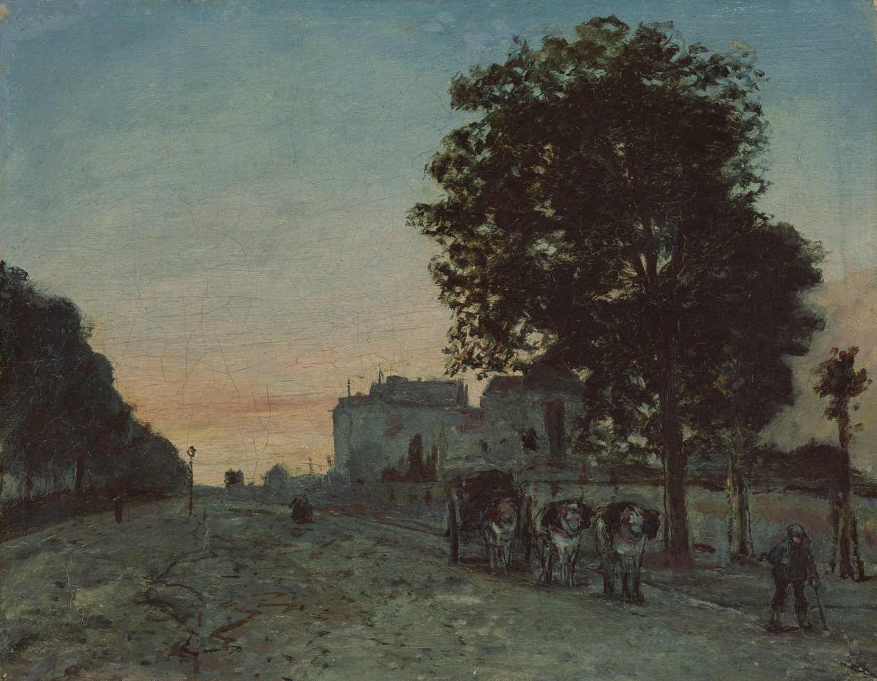 Boulevard Jourdan, París de Johan Barthold Jongkind