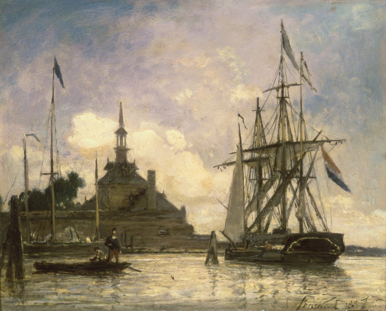 Puerto de Róterdam de Johan Barthold Jongkind