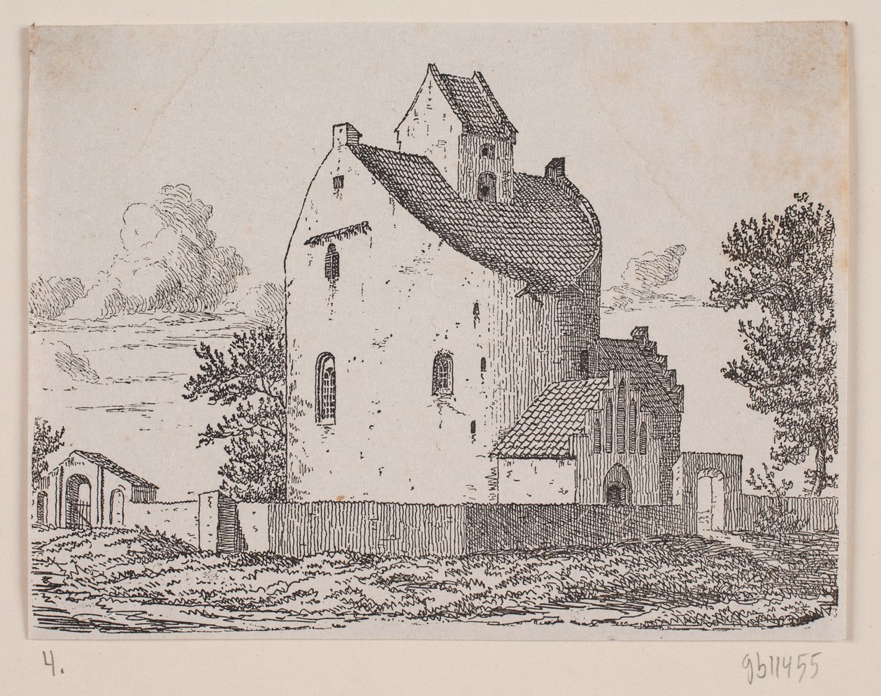 Iglesia de Bjernede de Johan Aagaard