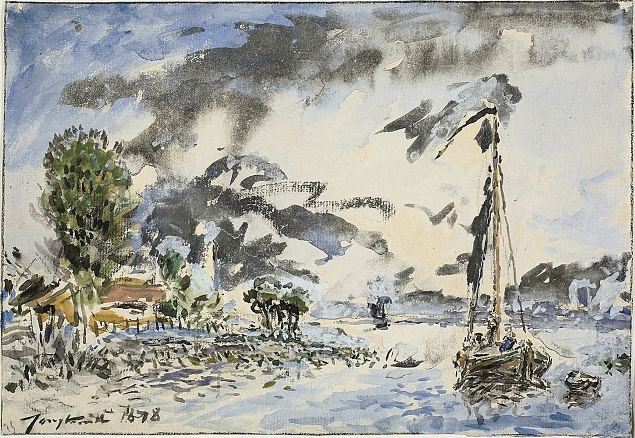 Barco de pesca de Johan Barthold Jongkind