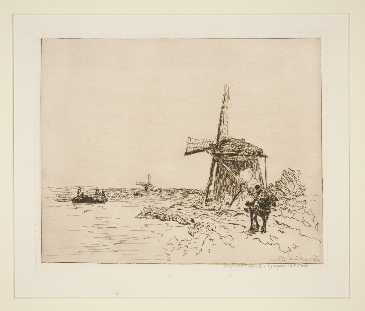 el camino de sirga de Johan Barthold Jongkind