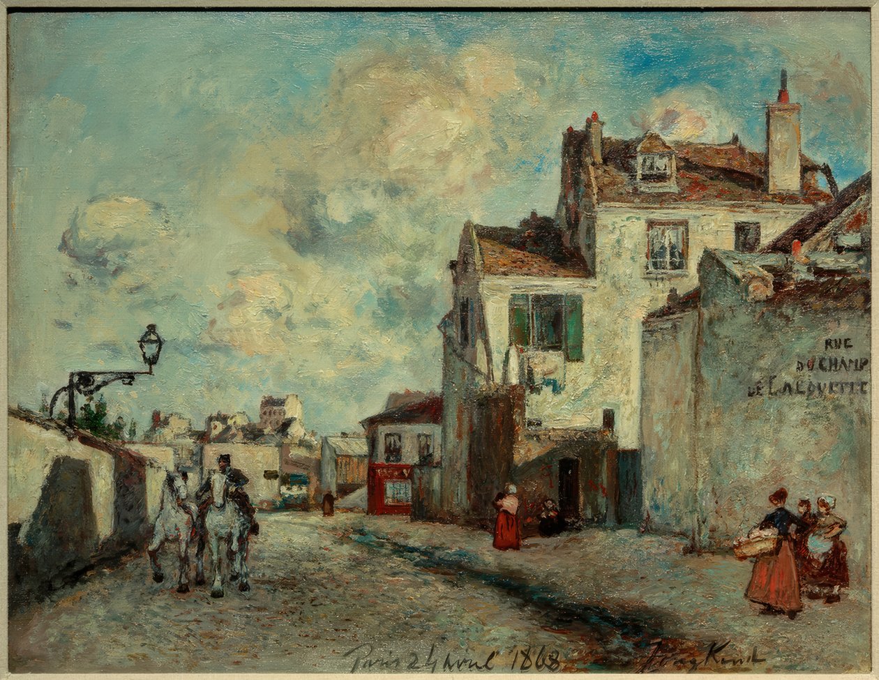 Calle del Champ-de-l’Alouette de Johan Barthold Jongkind
