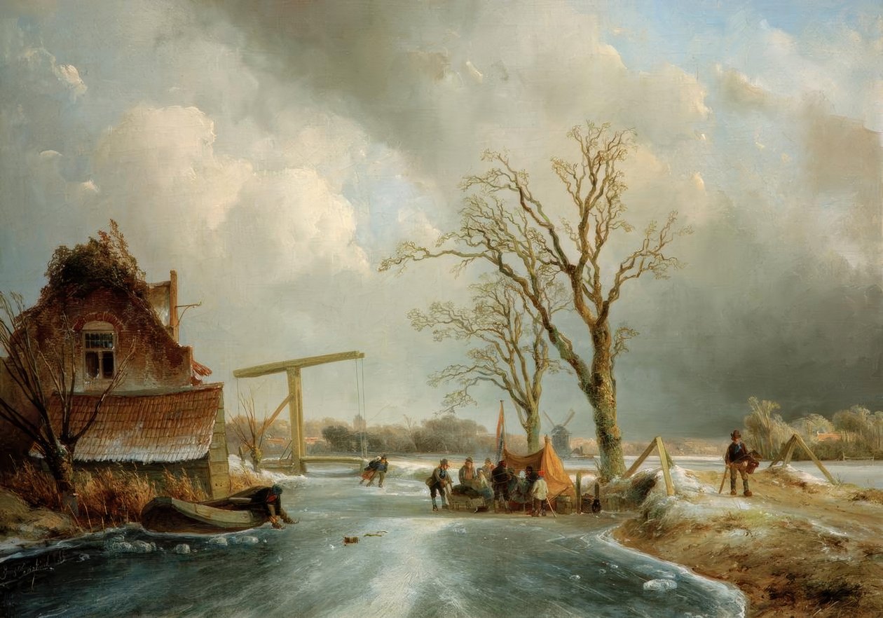Invierno en Holanda de Johan Barthold Jongkind