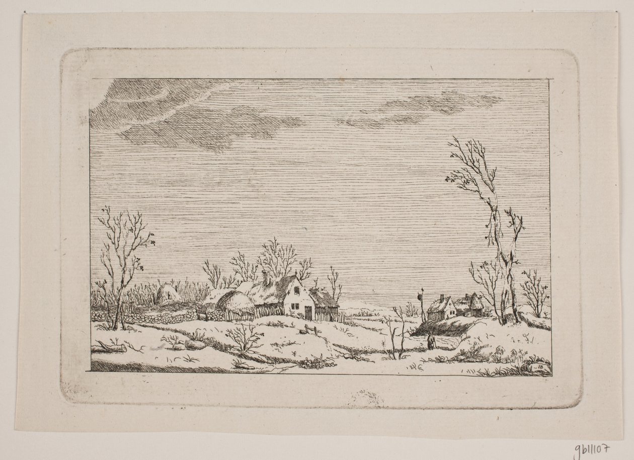 Paisaje de invierno de Johan Bülow