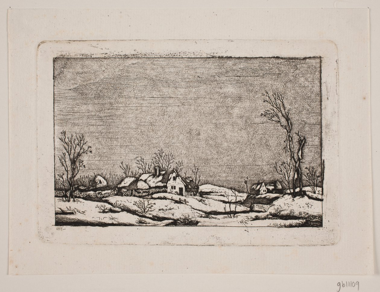 Paisaje de invierno de Johan Bülow