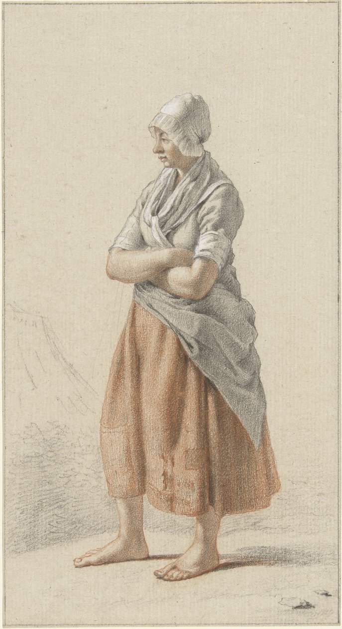 Chica de pie, a la izquierda de Johan Christiaan Willem Safft