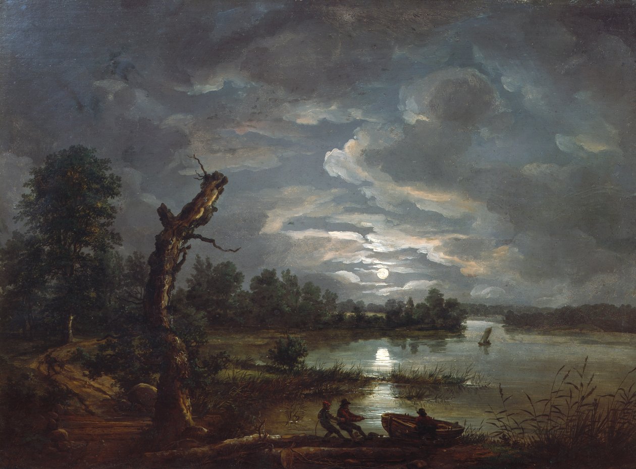Mar de Esrum, c.1814 de Johan Christian Dahl