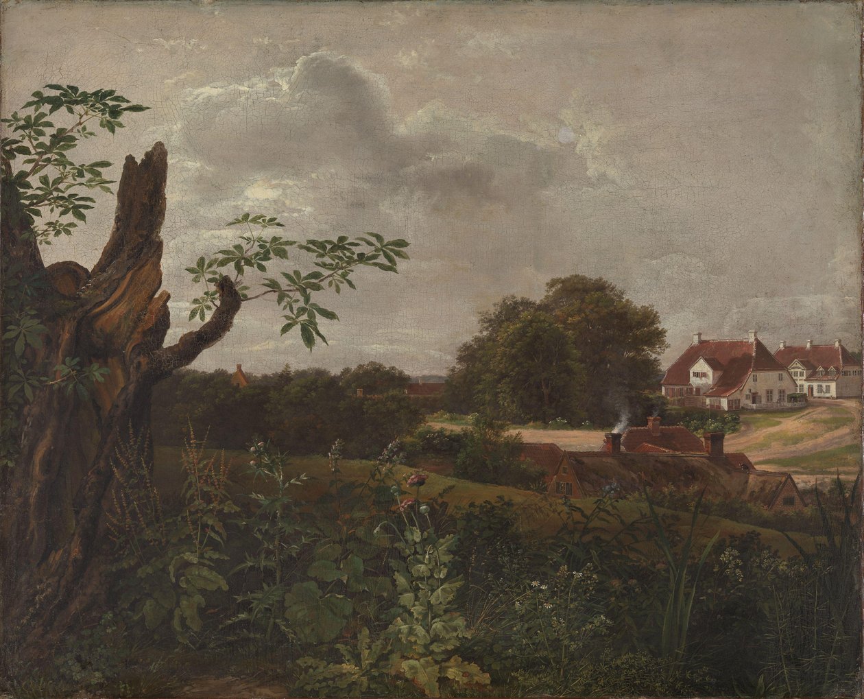 La gran posada de Fredensborg de Johan Christian Dahl
