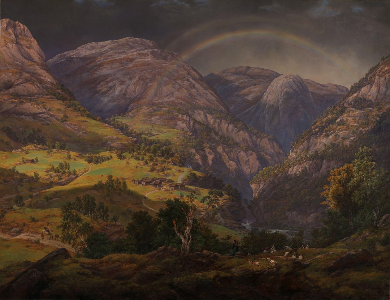 Vista desde Stalheim de Johan Christian Dahl