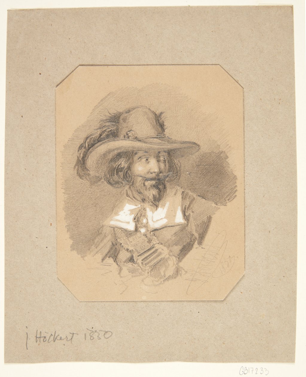 Retrato de hombre de Johan Fredrik Hockert